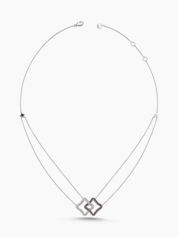 Intertwined Double Necklace